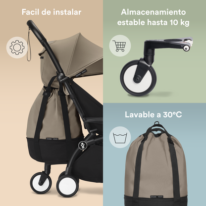 Bolso para Coche Ultracompacto Stokke® YOYO² - Taupe | YOYO by Stokke