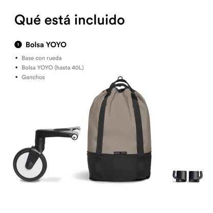 Bolso para Coche Ultracompacto Stokke® YOYO² - Taupe | YOYO by Stokke