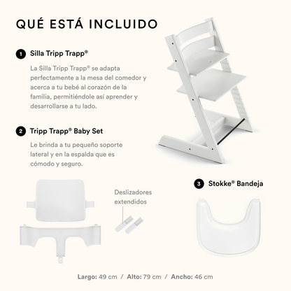 Pack Silla Tripp Trapp® + Baby Set y Bandeja - Natural | Stokke