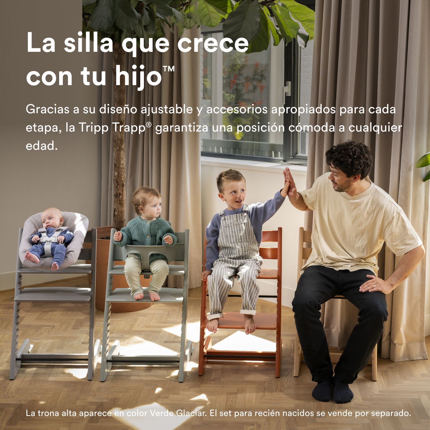 Pack Silla Tripp Trapp® + Baby Set - Natural | Stokke