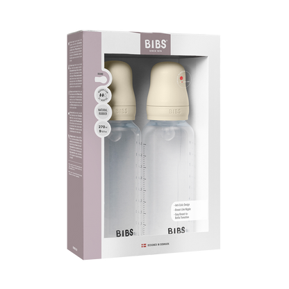 Pack 2 Mamaderas Bibs 270ml - Ivory | BIBS