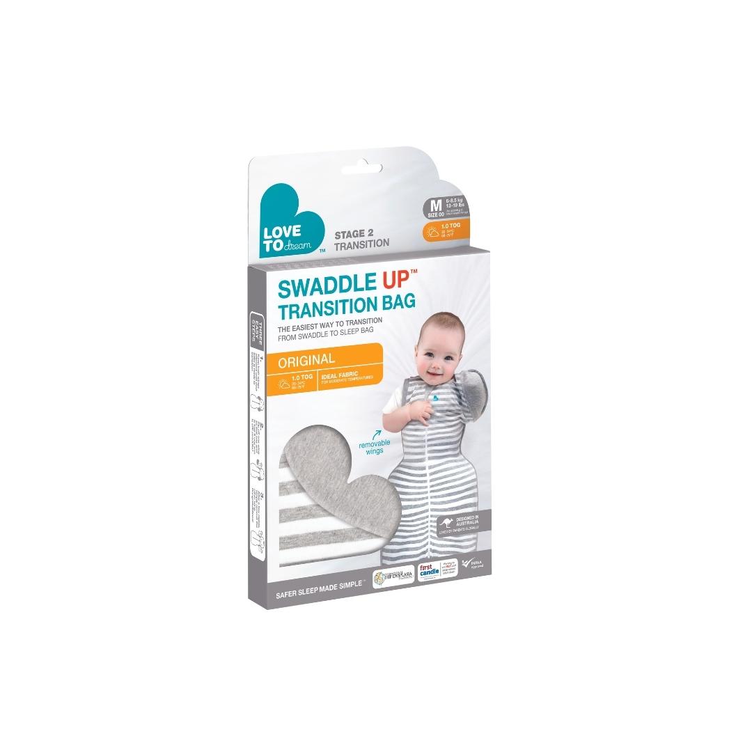 Swaddle UP™ Transición Etapa 2 TOG 1.0 - Gris | Love To Dream