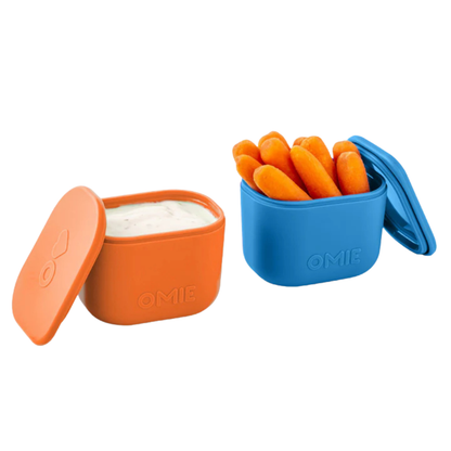 OmieBox UP Dip Containers - Set de Contenedores Herméticos para OmieBox UP® - Blue/Orange | Omie