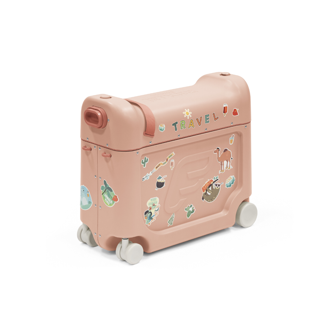 Maleta Infantil y Cama de Viaje JetKids™ BedBox™ - Rosa Coral | Stokke