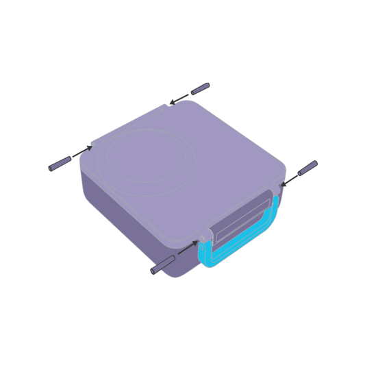 Pin de Repuesto Bisagra y Cierre para OmieBox - Purple | Omie