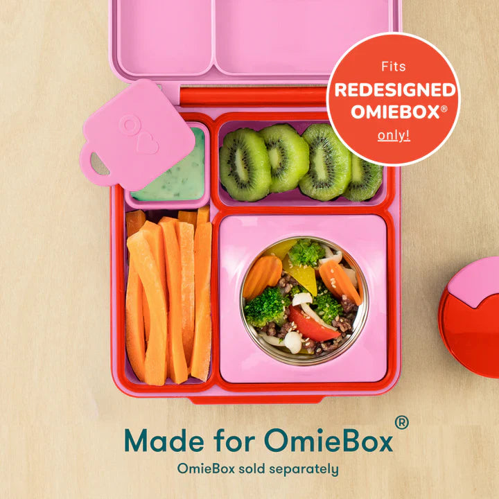 OmieDip - Set de Contenedores Herméticos para OmieBox® - Pink/Teal | Omie