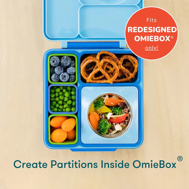 OmieDip - Set de Contenedores Herméticos para OmieBox® - Sea Blue/Green | Omie