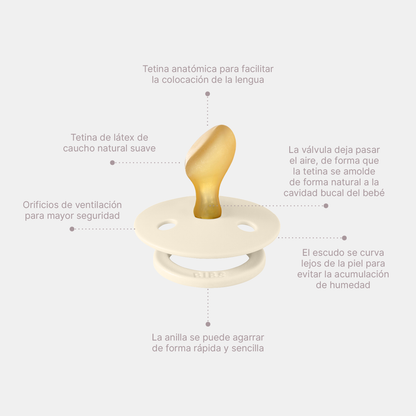 Pack de 2 Chupetes - Vanilla & Cloud | BIBS