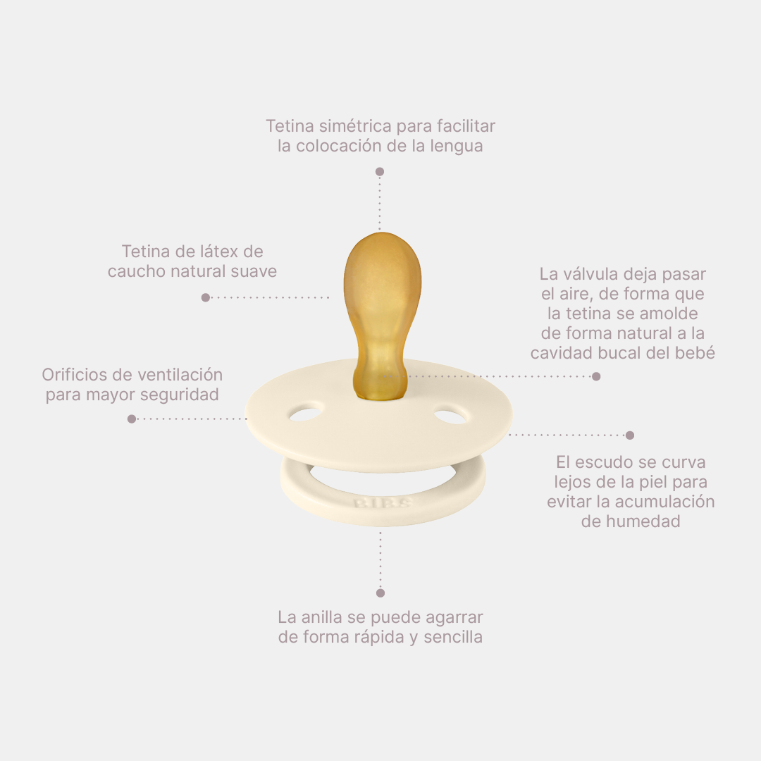 Pack de 3 Chupetes - Ivory | BIBS
