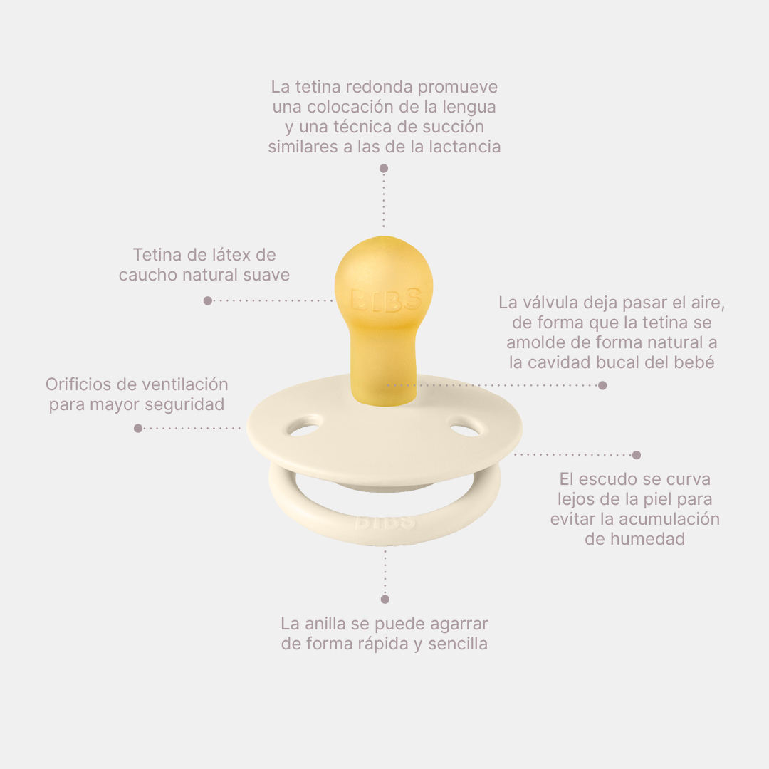 Pack de 2 Chupetes - Ivory & Sage | BIBS