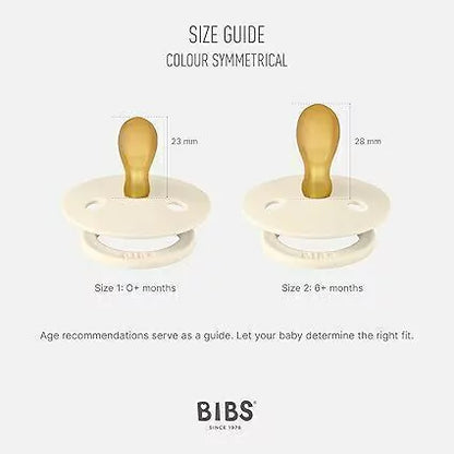 Pack de 2 Chupetes - Ivory & Blush | BIBS