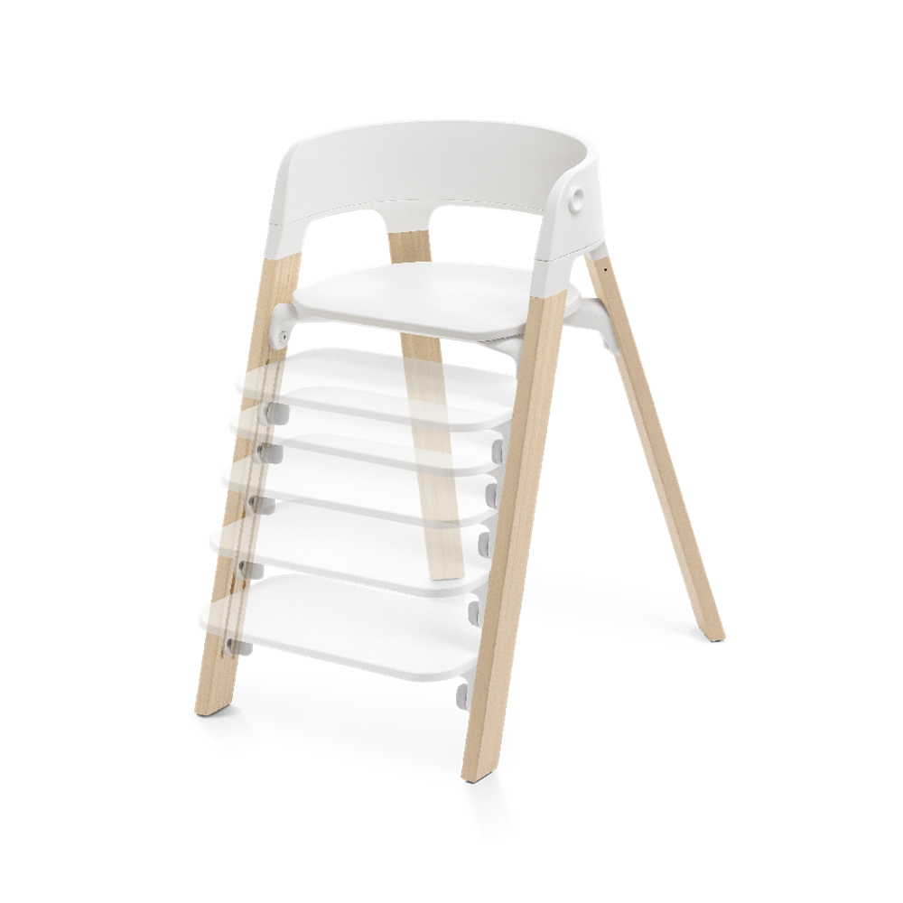 Silla Steps™ White/Natural | Stokke®
