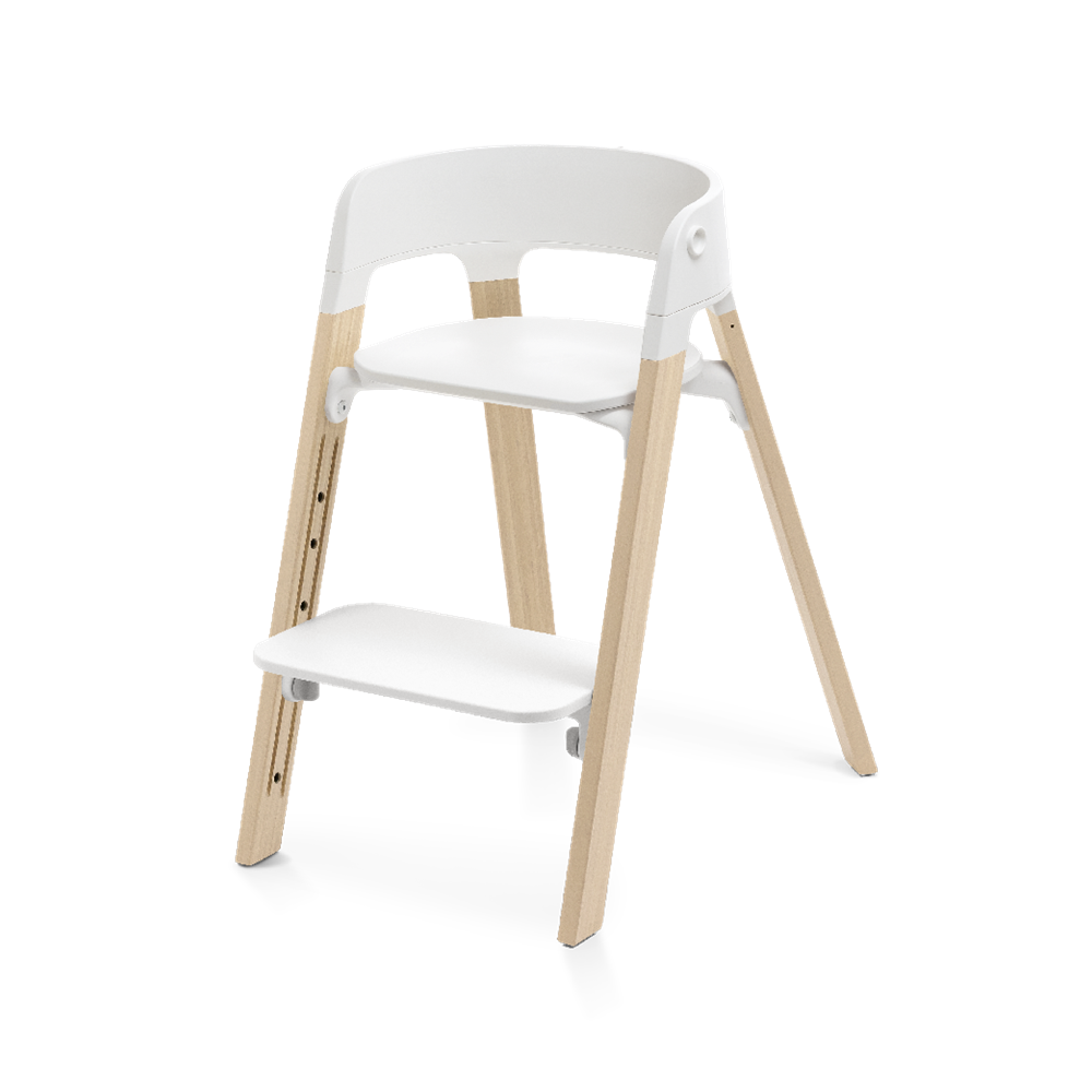 Silla Steps™ White/Natural | Stokke®