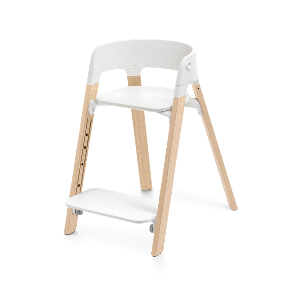 Silla Steps™ White/Natural | Stokke®