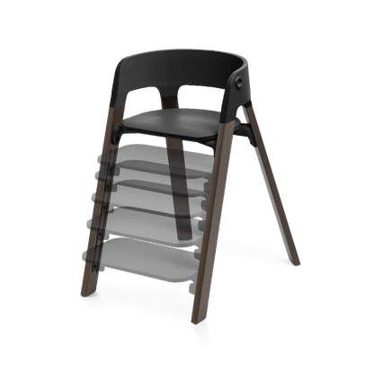 Silla Steps™ Black / Warm Brown | Stokke®