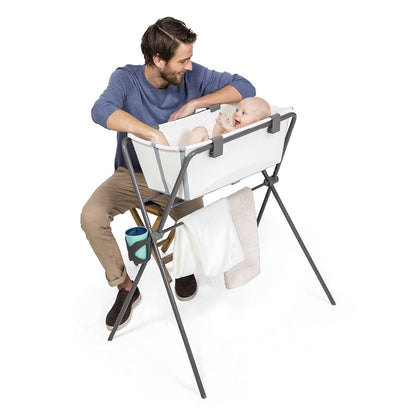 Pack Tina Plegable Flexi Bath® con Soporte para Recién Nacido - Blanco | Stokke