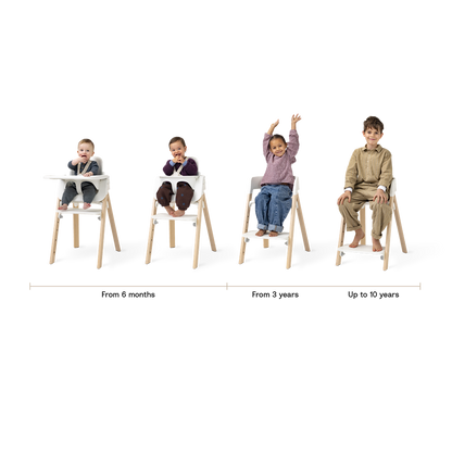 Silla Steps™ Black / Warm Brown | Stokke®