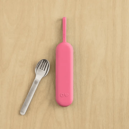 OmieBox UP Pod & Utensil - Set Porta Utensilios con Cubiertos para OmieBox UP® - Blush | Omie
