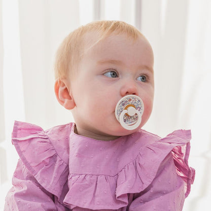 Pack de 2 Chupetes Liberty - Chamomile & Violet Sky | BIBS
