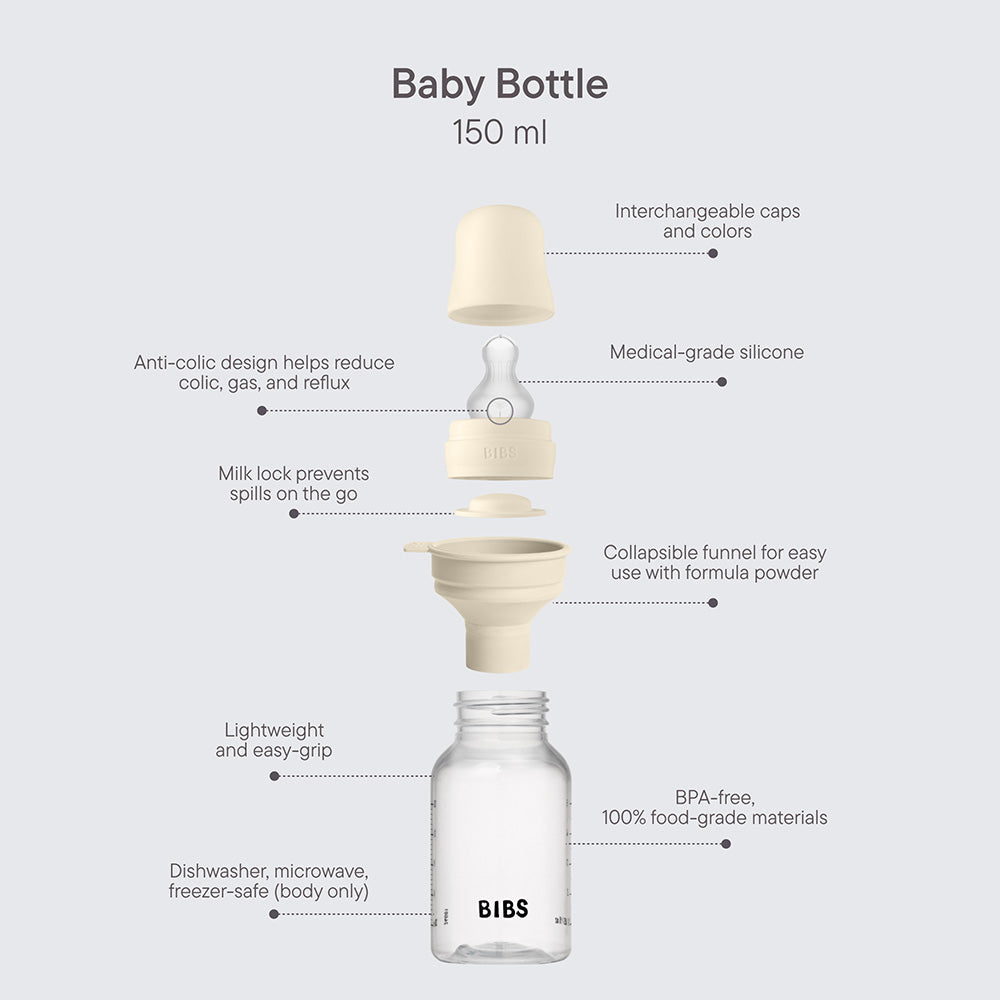 Mamadera 150ml - Ivory | BIBS
