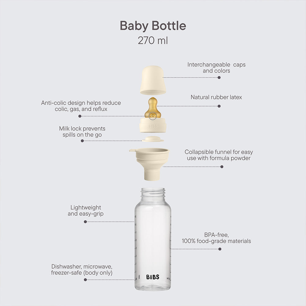Mamadera 270ml - Ivory | BIBS