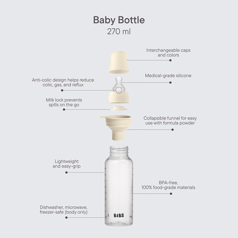 Mamadera 270ml - Ivory | BIBS