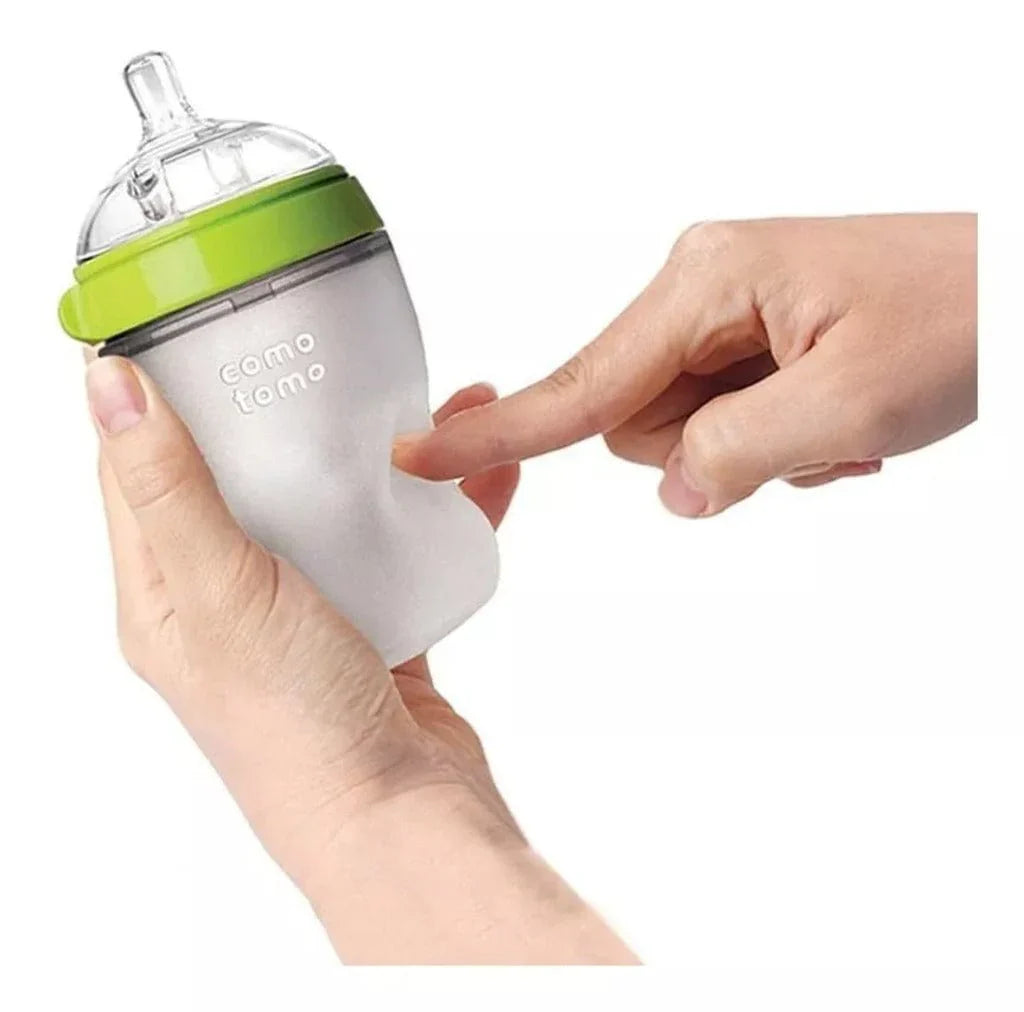 Pack de 2 Mamaderas Comotomo 250ml - Verde | Comotomo