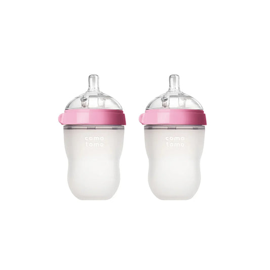 Pack de 2 Mamaderas Comotomo 250ml - Rosado | Comotomo