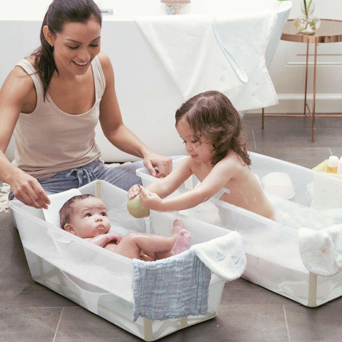 Tina Plegable Flexi Bath® XL (Extragrande) - Beige Arena | Stokke