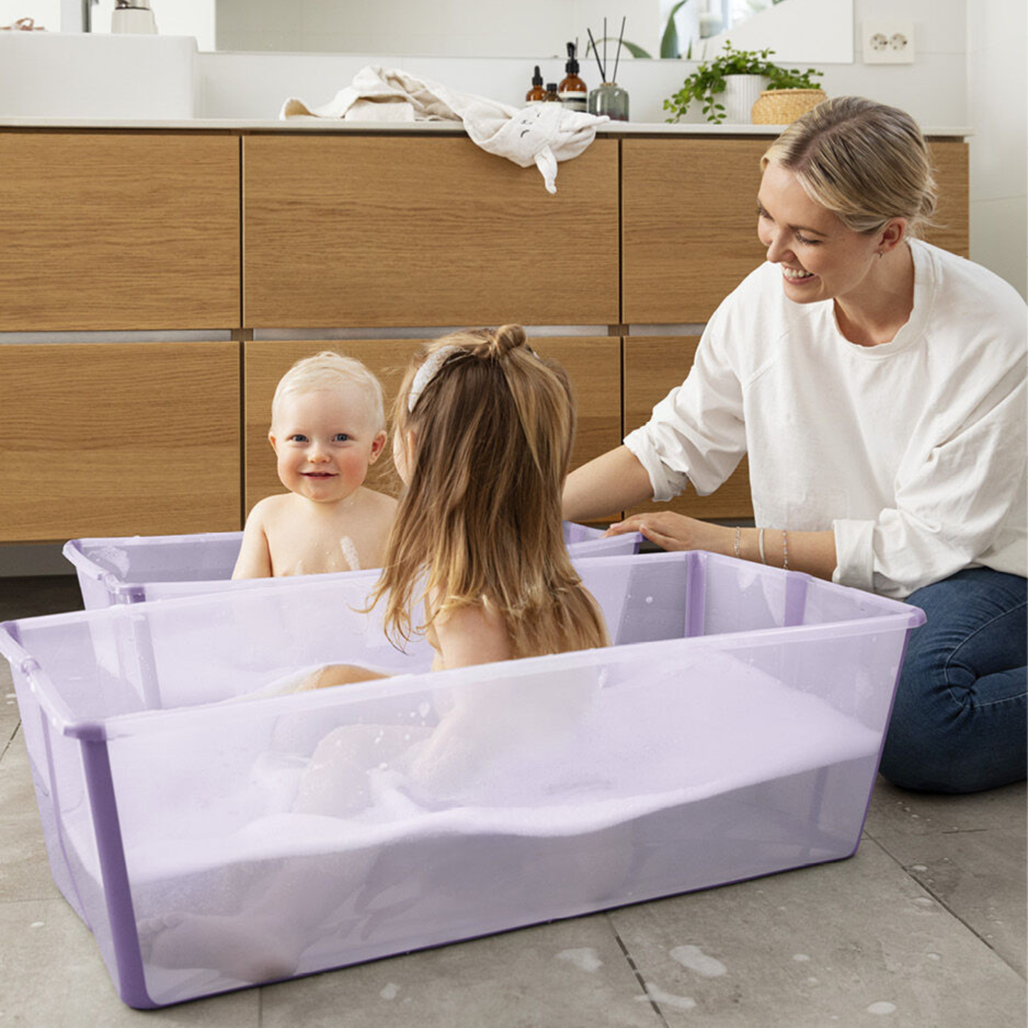 Tina Plegable Flexi Bath® XL (Extragrande) - Lavanda | Stokke