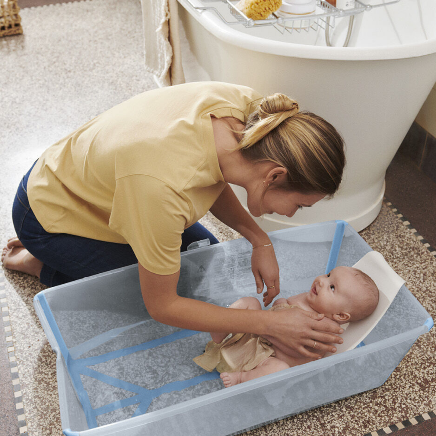 Tina Plegable Flexi Bath® XL (Extragrande) - Ocean Blue | Stokke