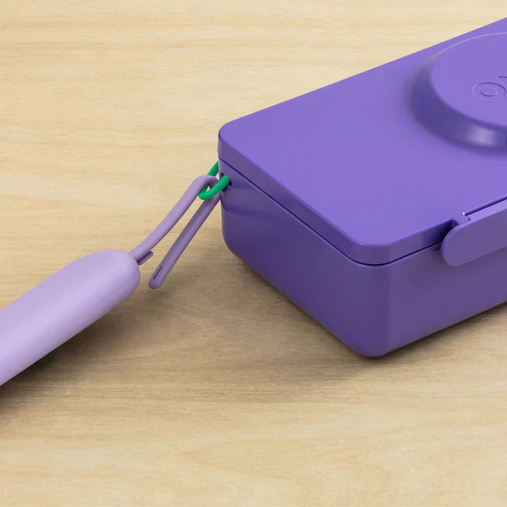 OmieBox UP Pod & Utensil - Set Porta Utensilios con Cubiertos para OmieBox UP® - Violet | Omie