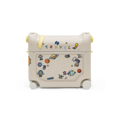 Maleta Infantil y Cama de Viaje JetKids™ BedBox™ - Blanco Lunar | Stokke