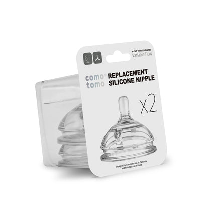 Pack de 2 Tetinas para Mamaderas Comotomo | Comotomo