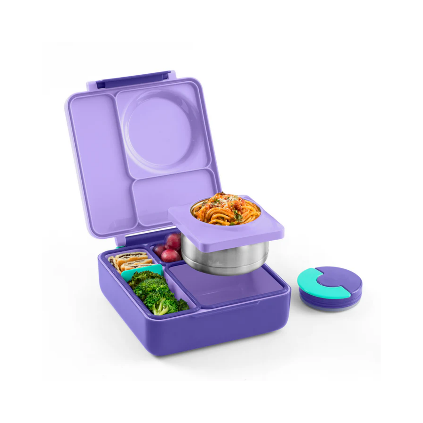 OmieBox® – Lonchera Térmica Infantil con Termo Integrado - Purple Plum | Omie